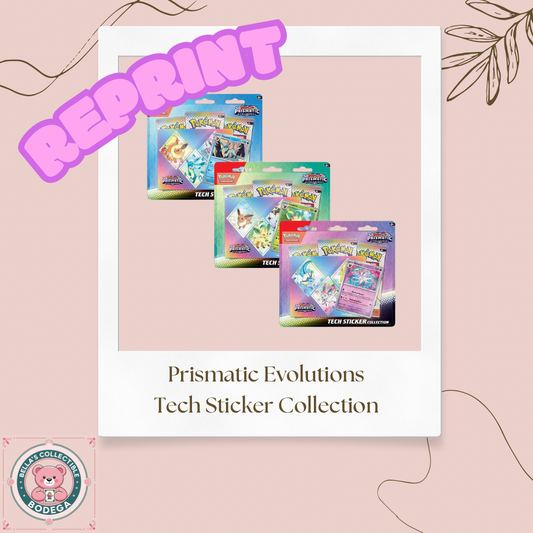Prismatic Evolutions Tech Sticker Collection (STYLE WILL VARY)