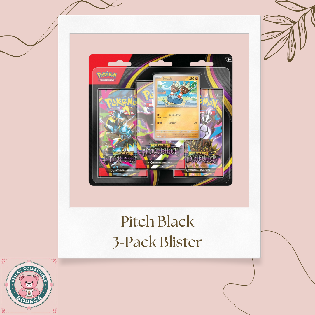 Pitch Black 3-Pack Blister