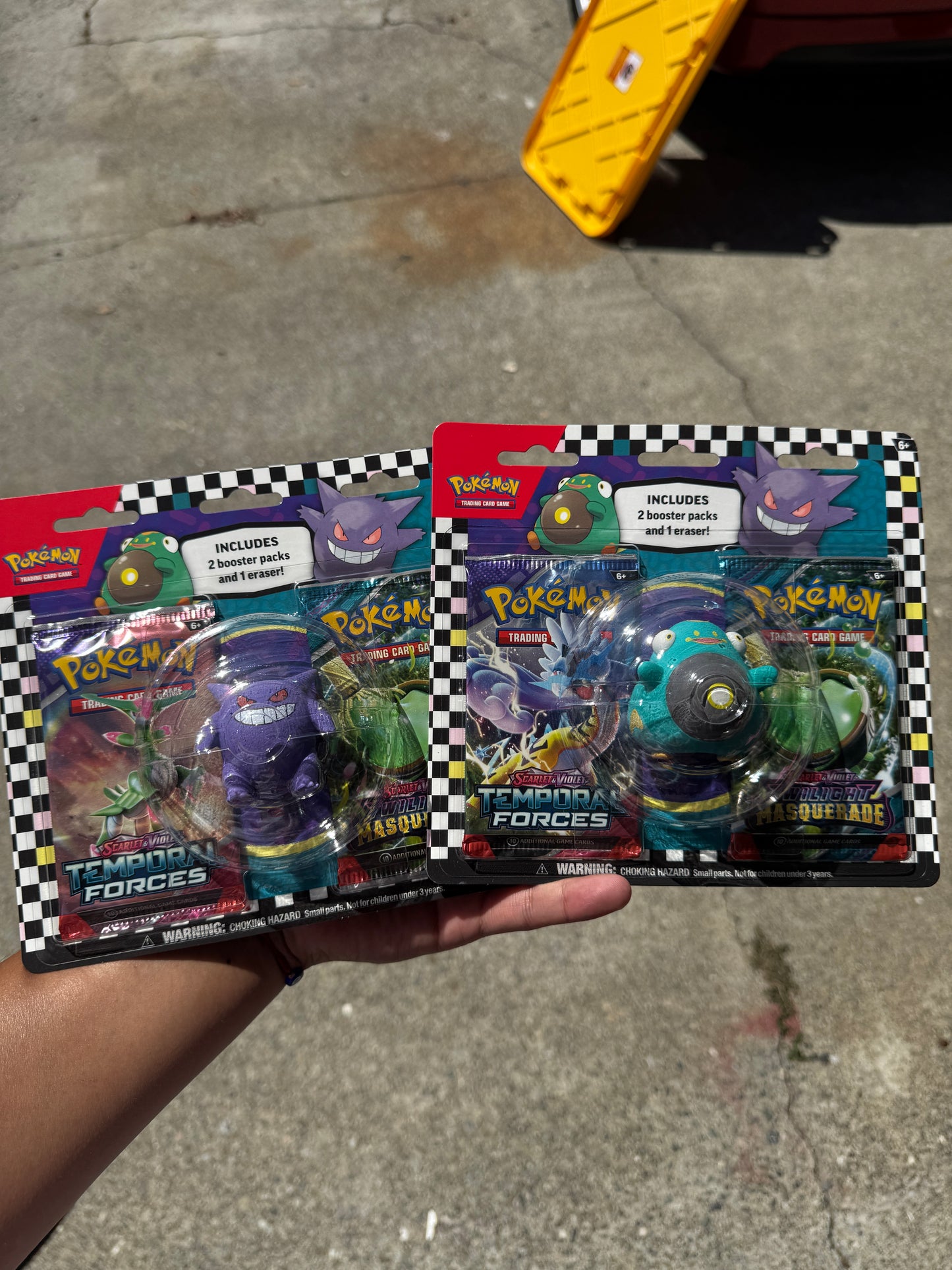 2024 Pokemon Back to School Eraser Blister (SET OF 2)