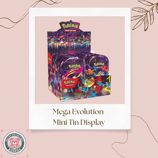 Mega Evolution Mini Tin Display
