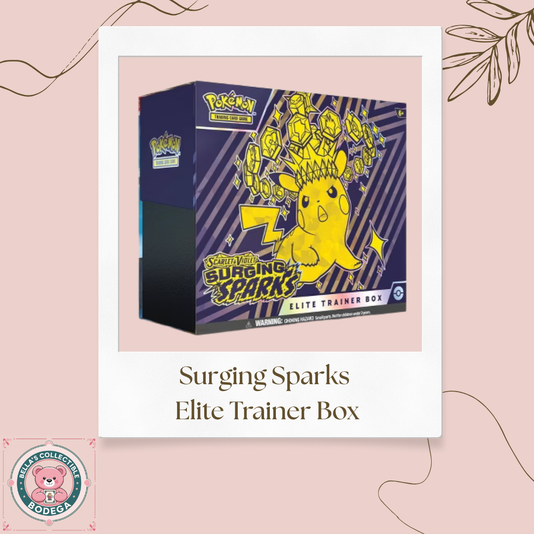 surging sparks booster box reprint Pokmon Scarlet Violet Elite Trainer Case Surging Sparks Elite Trainer Box