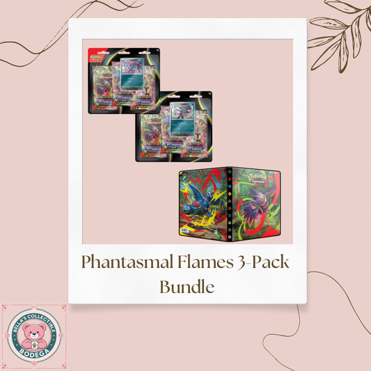 Phantasmal Flames 3-Pack Blister + 4 Pocket Ultra Pro Binder
